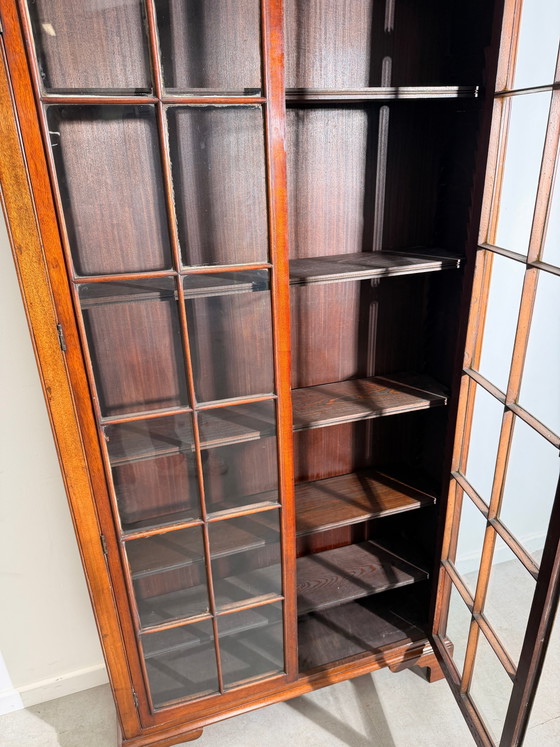 Vetrina / Libreria Antica in Mogano con Vetri – Vetrine, Wood, Glass (photo 5 of 5)