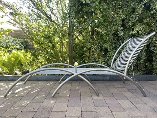 Gardinox Altro Lounger Garden Chair Stainless Steel