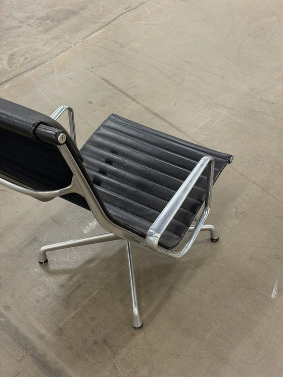 Image 1 of Vitra Eames EA124 | Black Leather
