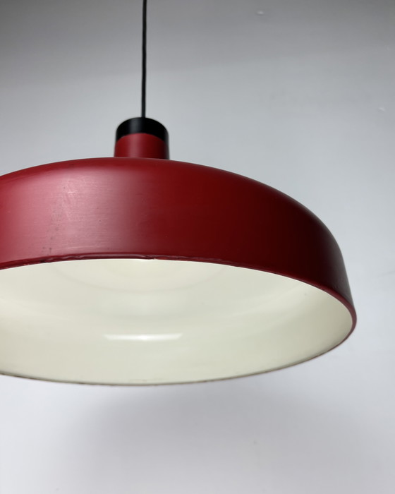 Image 1 of Staff Leuchten Arnold Berges, vintage hanglamp, matrode metalen lamp, Space Age, Mid Century, jaren 70, industrieel Duitsland