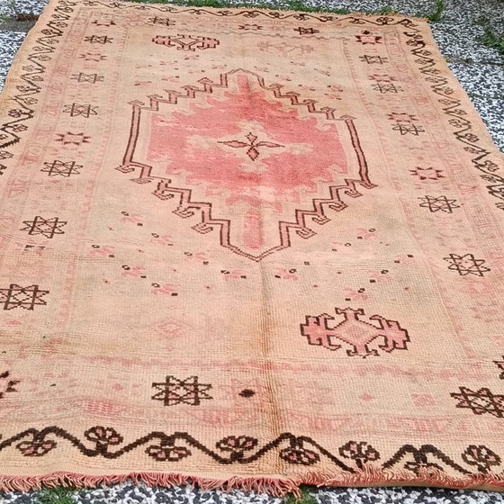 Image 1 of Hand geknoopt Berber kleed wol 309x157cm
