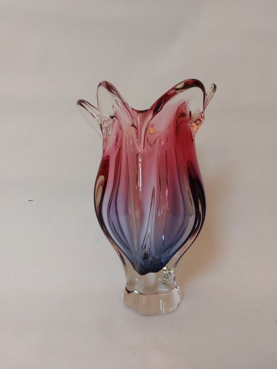 Image 1 of Jarrón de cristal Bohemia