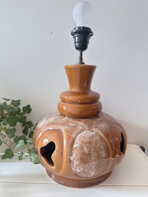 Fat Lava ceramic lamp 1970s