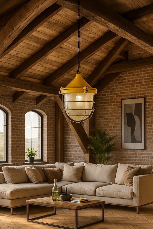 Vintage industrial pendant lamp