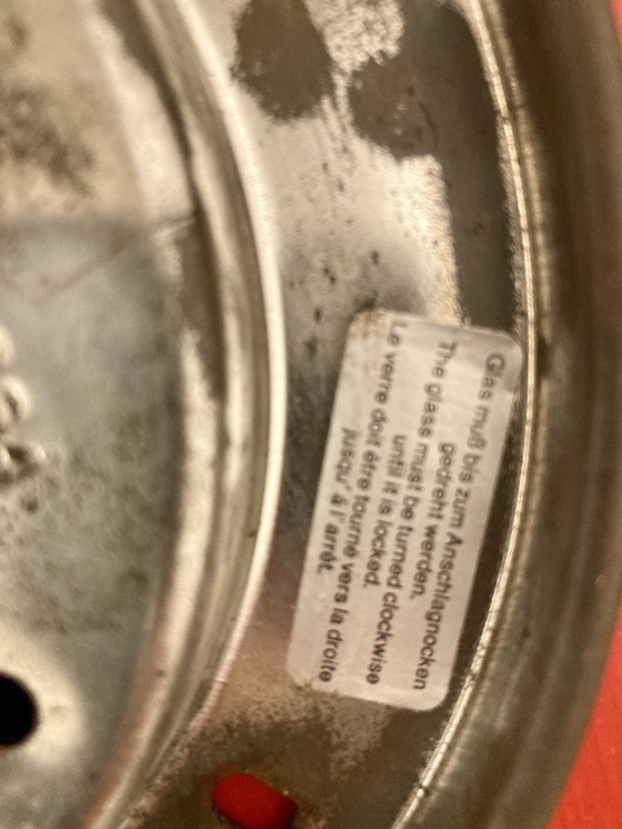 Image 1 of Helena Tynell – Glashütte Limburg 664 – Deckenleuchte mit Blasenglas – 1960er Jahre – Original