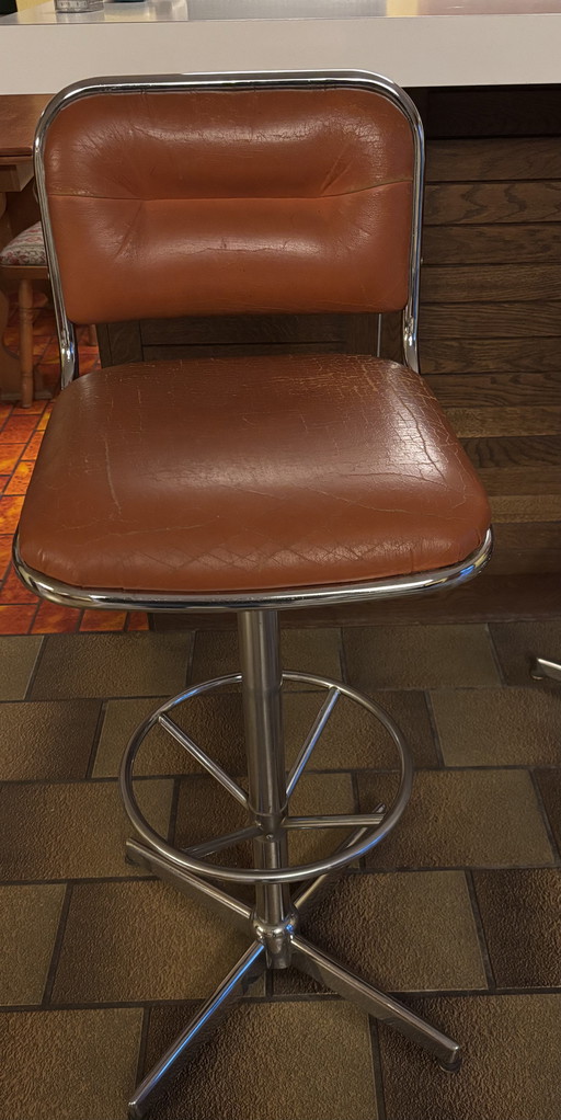 4X Vintage Barstool