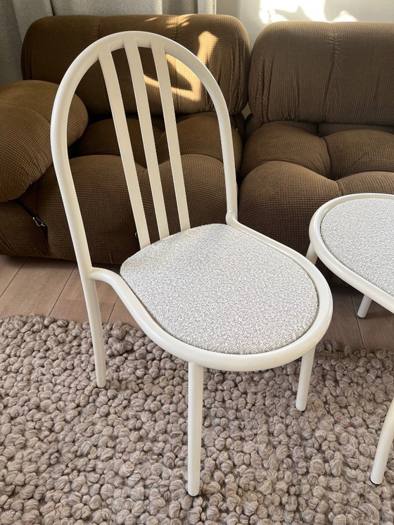 Image 1 of 2 Robert Mallet-Stevens chairs white beige