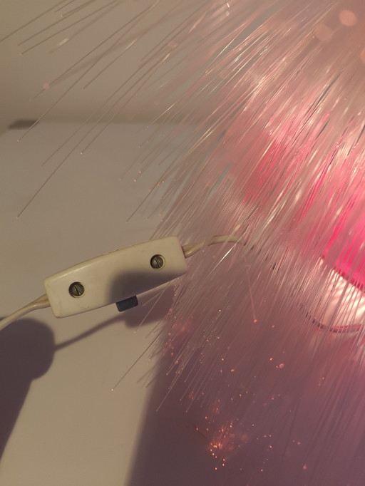 Lampada a fibre ottiche sovietica d'epoca
