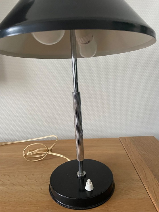 Lampada da tavolo o da scrivania danese vintage, Fog & Mørup, Lampade da tavolo, Ferro, Nero (foto 2 di 6)