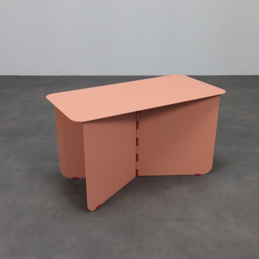 Beistelltisch Hinge Large von Lex Pott für Puik Design rosa