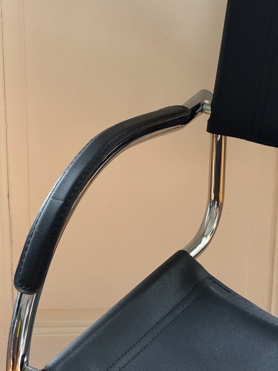 Marcel Breuer Style Cantilever Chair – Chairs and lounge chairs, Leather, Metal (photo 8 of 10)
