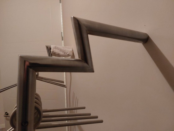 Image 1 of Appendiabiti di design in acciaio inox D-Tec (ca. 2000)