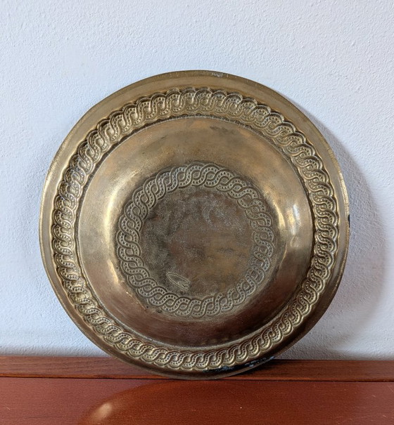 Set aus zwei Messing Schalen, Atelier Collini Austria, Metall, Gold, Vintage (Foto 5 von 11)