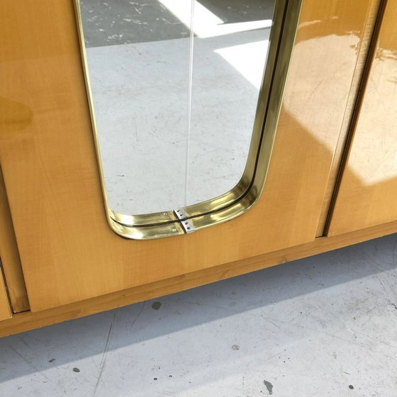 Image 1 of Large mid-century vintage 5-door wardrobe, sixties linen cupboard, demountable