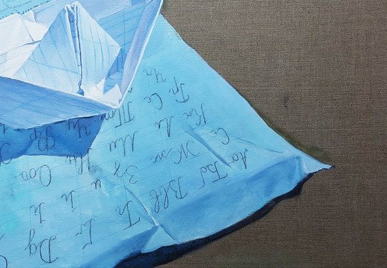 Origineel olieverfschilderij, hedendaagse kunst, symboliek, Terra Incognita – Schilderijen & Tekeningen (photo 5 of 7)