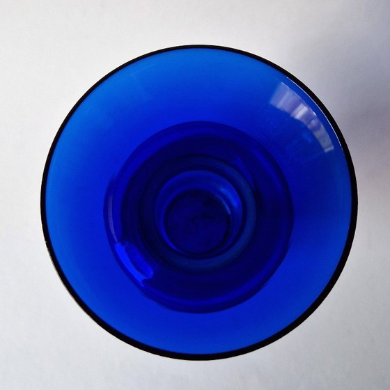 Image 1 of Lindshammar, Suecia - Jarrón azul de Gunnar Ander - Años 70