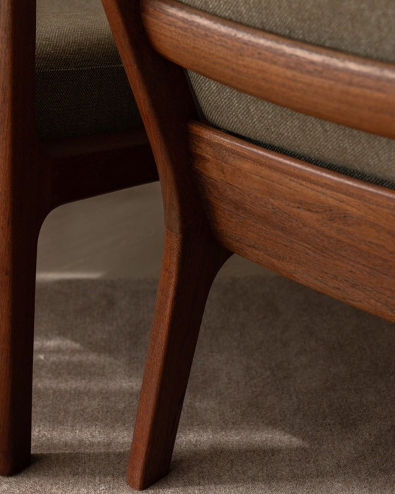 Image 1 of Vintage Senator Armchairs by Ole Wanscher for Cado Set of 2 | Danish Teak Lounge Chairs | Scandinavian Modern | 1960s