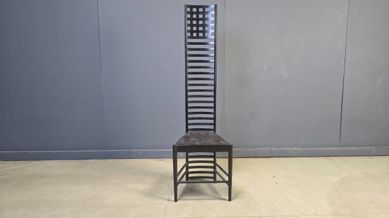 Image 1 of Chaise Cassina 292 Hill House 1 de Charles Rennie Mackintosh, années 1980