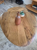 Salontafel(s) massief hout in vintage stijl