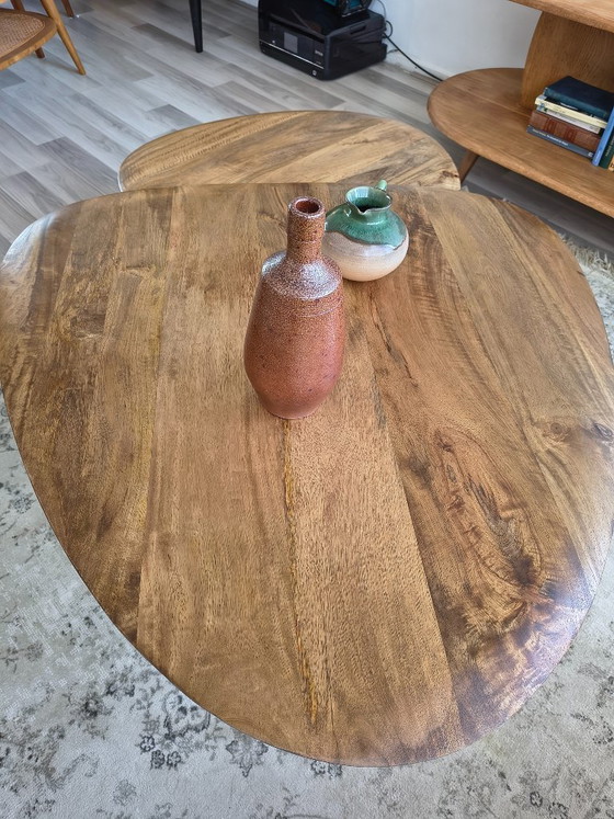 Image 1 of Retro-style wooden coffee table(s)