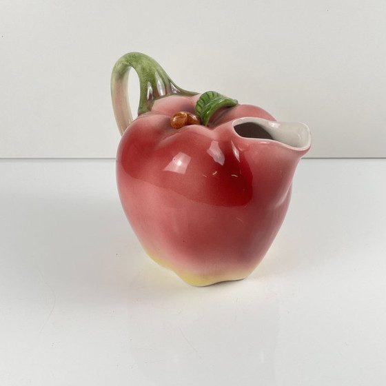 Image 1 of Apple-shaped slipware pitcher, 1960/70
