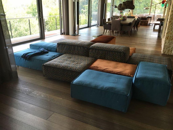 Modulaire bank Living Divani Extrasoft – 14 modules – Modulaire banken, Textiel (photo 14 of 14)