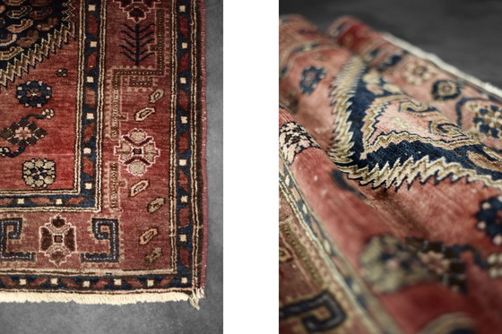 Image 1 of Handgewebter orientalischer Hamadan-Kamse-Teppich, 1960er Jahre