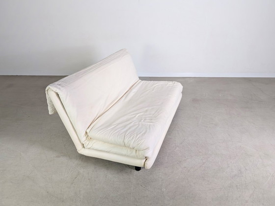 Image 1 of Ligne Roset Sofa Couch Multy Claude Brisson weiß Zweisitzer