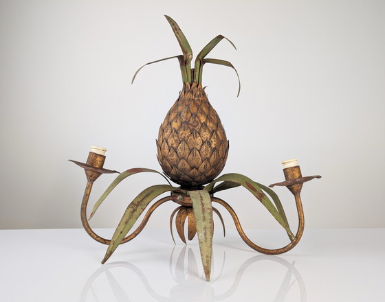 Image 1 of Pineapple Wall Sconce, Maison Jansen Style, 1970s