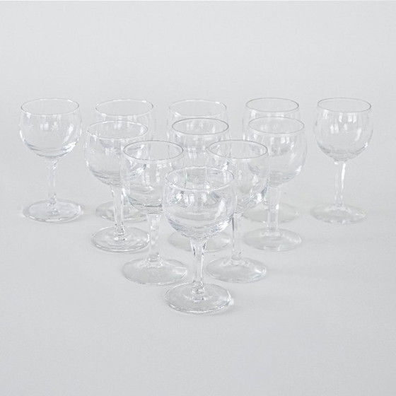 Image 1 of Set of wine glasses, Danish design, 1970s, manufactured in Denmark