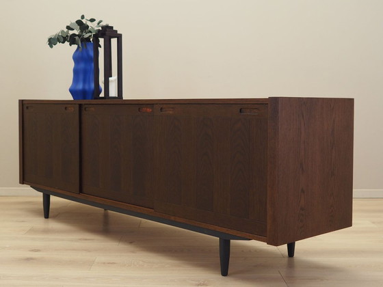 Image 1 of Buffet en chêne, design danois, années 1970, fabriqué par Skovby Møbelfabrik