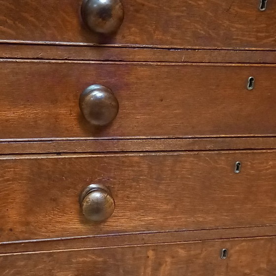 Image 1 of Engelse Top secretaire ca. 1770