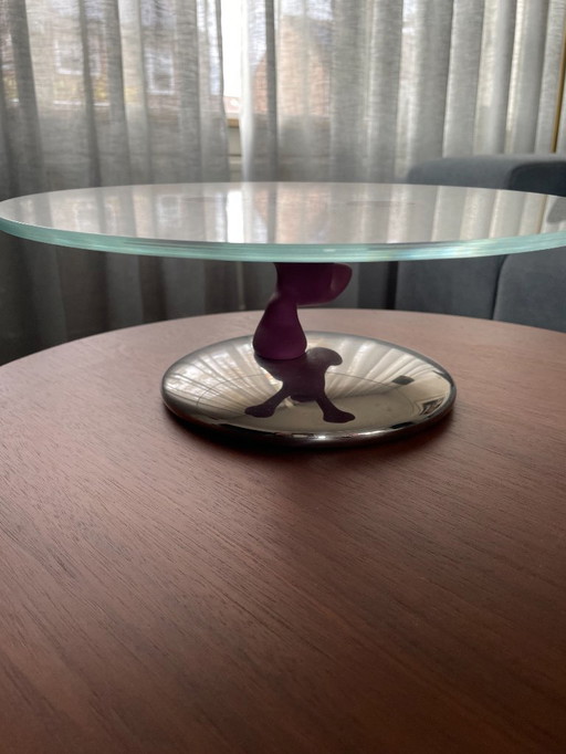 Piatto da torta Alessi Running Man