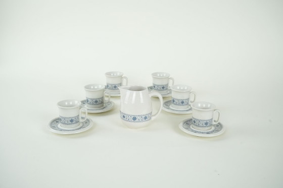 Image 1 of Service à thé (théière et tasse), design italien, années 1970, fabriqué en Italie