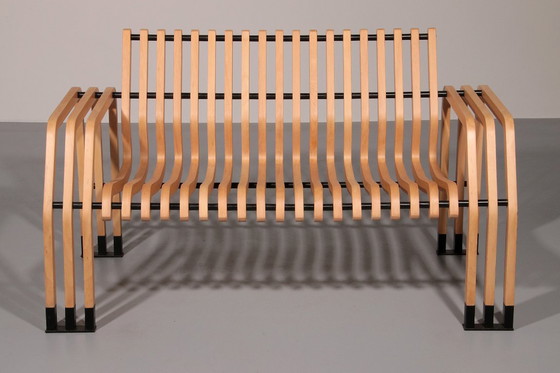 Image 1 of Banco "Scheletro" de Kari Asikainen, P. O. Korhonen Oy, Finlandia, años 80