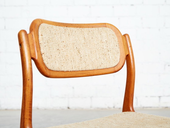 Sedie da pranzo in teak Mid-Century di Johannes Andersen per Uldum, set di 6 – Wool (photo 13 of 17)