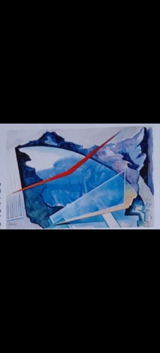 Image 1 of Disegno Originale Futurista Tullio Crali