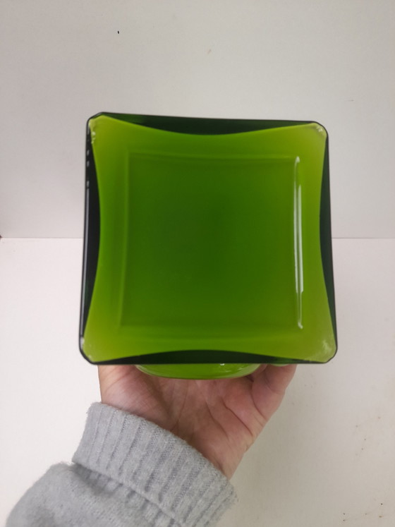 Image 1 of Grüne Space Age-Blasenvase von Illums Bolighus, 70er Jahre