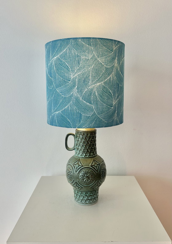 Image 1 of Zeldzame keramische lamp, gemaakt van een vaas door Bodo Mans voor Bay Keramik.