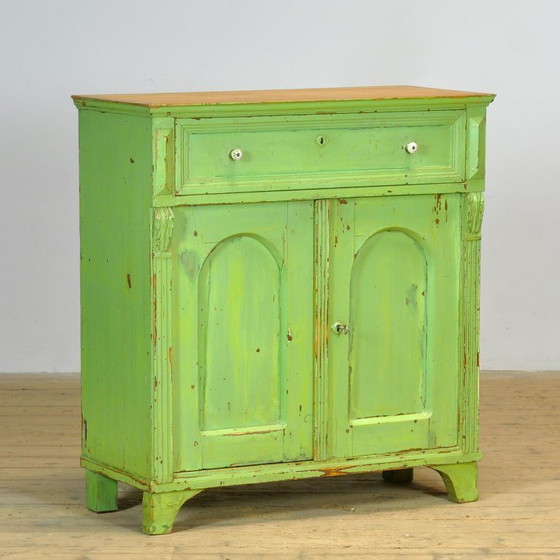 Image 1 of Antiek grenen dressoir, circa 1910