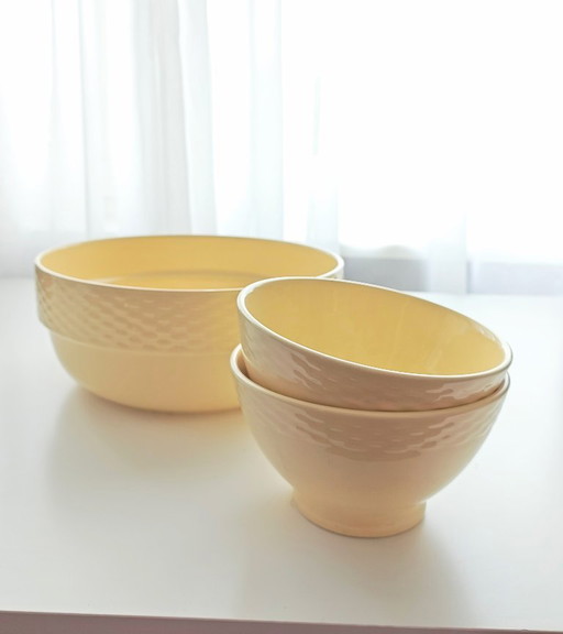 Vintage Pagnossin Italy set of 3 Bowls