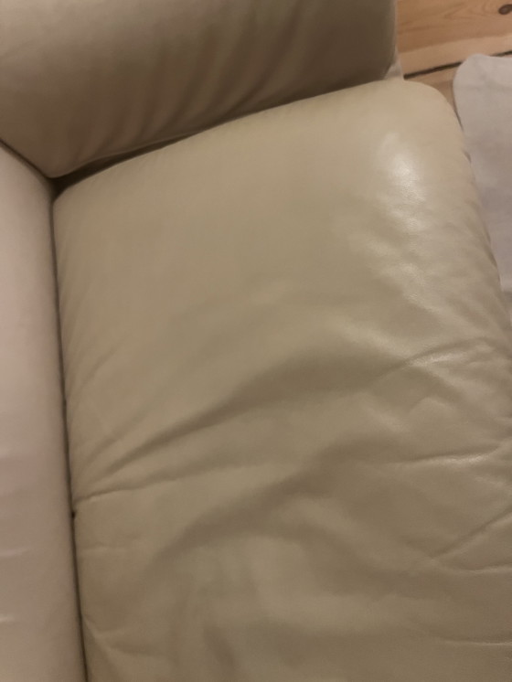 Image 1 of De Sede DS 2011/2 Two-seater leather sofa couch Contemporary Bauhaus Mid Century Space Age