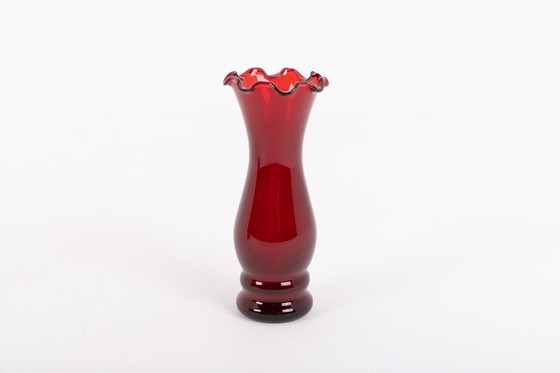 Image 1 of Ensemble de 4 vases en verre d'art de Monica Bratt pour Reijmyre, Suède, années 1950