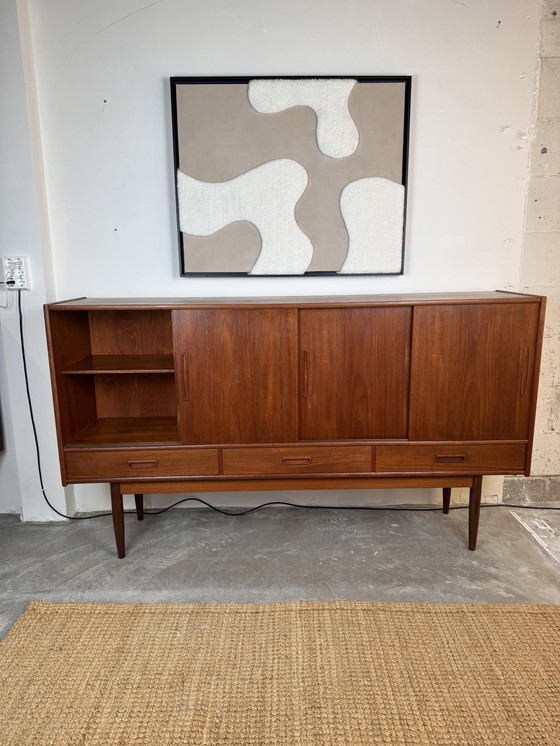 Image 1 of Danish Teak Sideboard With Bar Section and Drawers