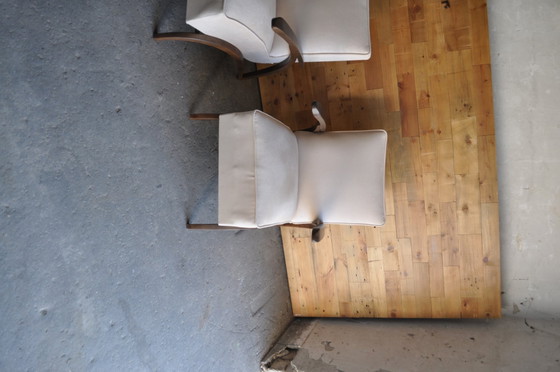 Lounge Chairs by Jindřich Halabala, 1930s, Set of 2 – Chairs and lounge chairs, Velvet (photo 4 of 8)