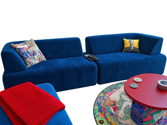 Divano Modulare Moderno Royal Blue di WOLFF BLITZ INTERIOR – Divani modulari, Tessile (photo 2 of 8)