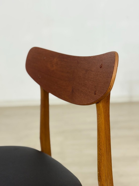 Image 1 of 5 sedie Farstrup vintage / sedie da pranzo in teak / sedie da cucina