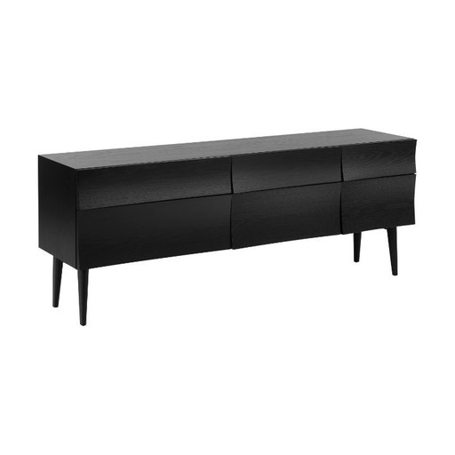 Credenza Reflect di Muuto in rovere tinto nero