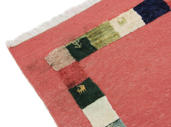 Image 1 of Original Modern Perser Gabbeh,Kelim Woll Teppich 145 x 100 cm Top Zustan