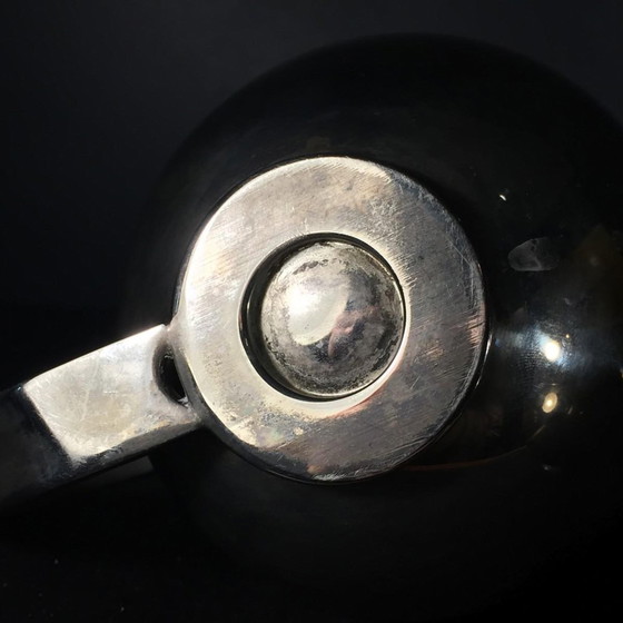 Servizio da tè o caffè Art Déco modernista in metallo argentato, anni '40, set di 3 – Stoviglie, Art Deco (photo 7 of 8)
